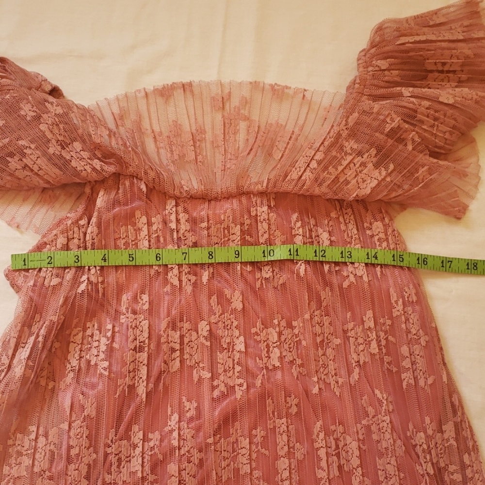 INDIGO ROSE MAUVE CHIFFON TOP - Picture 6 of 8